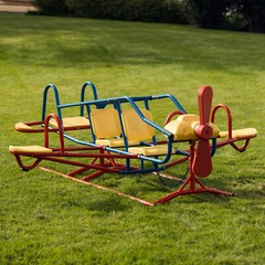 Lifetime Airplane Teeter Totter Ace Flyer 151110 Primary Color Double Play