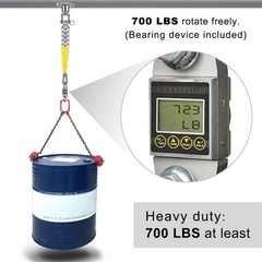 Tire Swing Chains Kit 360° Rotation Heavy Duty Swing Hanger with Coated Chain…