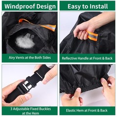 Hammock Covers for Outdoor Waterproof, Durable 420D Hammock Cover for 12 ft H…