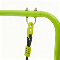 Indoor-Outdoor Baby Swing with Safety Seat for Toddlers