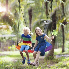 40″ Rainbow Tree Swing Waterproof Saucer Tree Swing Set Adjustable Rope Colorful