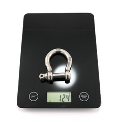 6Pcs 3/8” Bow Shackle Marine Grade 316 Stainless Steel Anchor Shackle D Ring