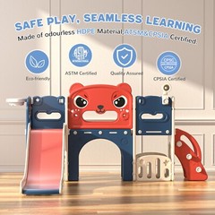 Toddler Climber Slide Playset Outdoor Indoor Freestanding Playground for Kids