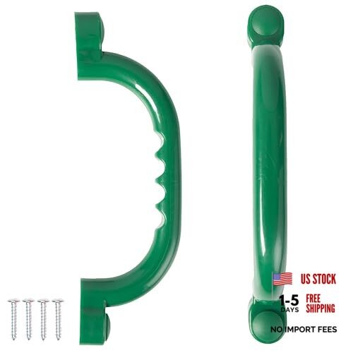 Playground Safety Handles – Outdoor Grab Handle Bars, Tree House Green