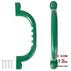 Playground Safety Handles – Outdoor Grab Handle Bars, Tree House Green