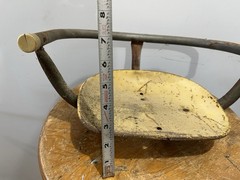 Vintage Metal Swingset Swing Seat Yellow Rare!
