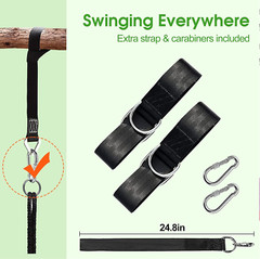750Lb Weight Capacity 40 Inch Round Saucer Tree Swing Flying bed hammock outdoor