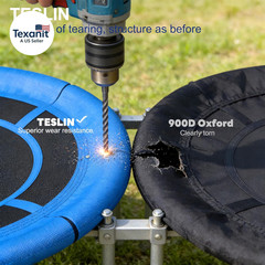 Heavy Duty 500Lbs Saucer Swing Set – Outdoor Metal Frame Playground Equipment fo