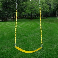 04-0002-Y/Y Deluxe Swing Belt with Coated Chains – Yellow