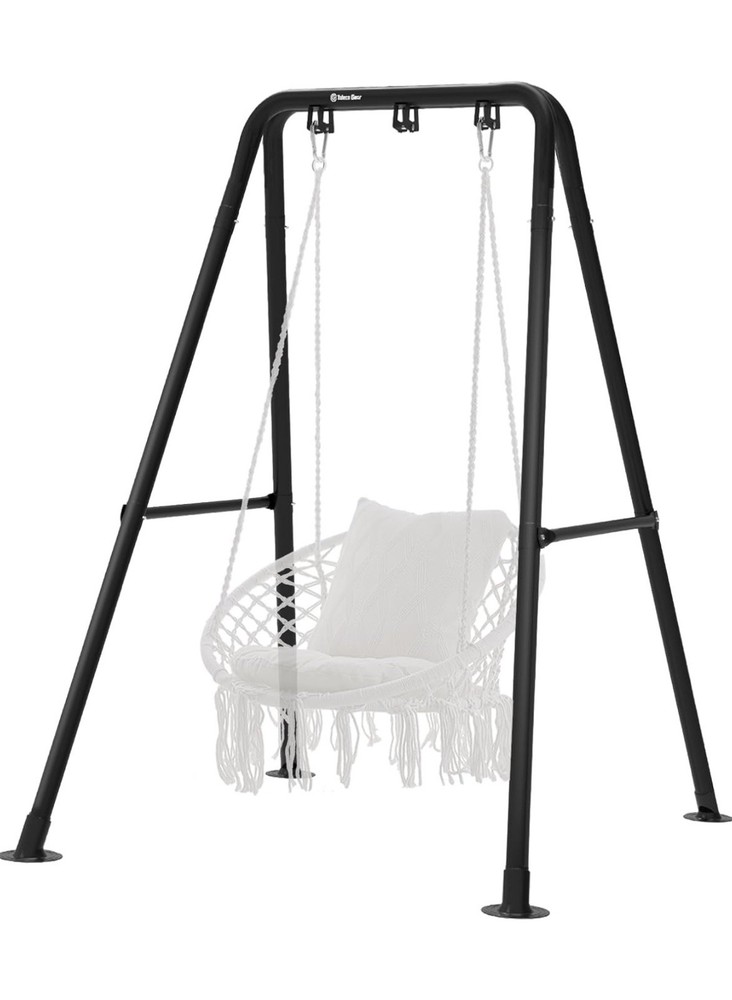 G Taleco Gear Foldable Swing Stand For Kids, Toddler Swing Set BLACK