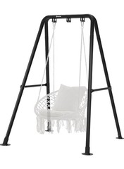 G Taleco Gear Foldable Swing Stand For Kids, Toddler Swing Set BLACK