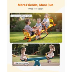 Kids Toddlers Seesaw Rocker Playground Backyard Outdoor Activity Play Toy Age 3+