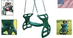 Kid-Friendly Heavy Duty Glider Swing – Supports 2 & Prevents Pinching