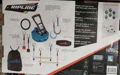 Ripline 36ft Ninjaline Portable Jungle Gym System With 7 Obstacles for Outdoor