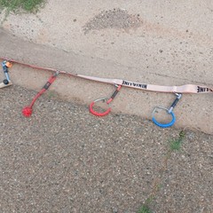 30ft Ninja Warrior Obstacle Course for Kids Ninja Line Slack Line Gym Training