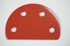 1x Space Dome Climber Replacement Red 4 Hole bracket – 4″ Half round NEW