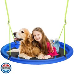 43″ Saucer Tree Swing for Kids Adult, 600Lb Weight Capacity Large Disc Round