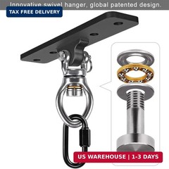 Dolibest Heavy Duty Swing Hanger, Swing Set Accessorie with Carabiner for Indoor