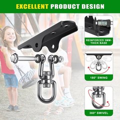360° Swivel Swing Ceiling Mount – 1000 LBS Capacity for Hammocks, Punching Bags