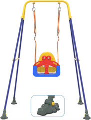 3-in-1 Toddler Swing Set with Safety Belt & Anti-Slip Base – Indoor/Outdoor Use