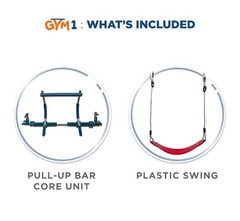 Doorway Swing & Pull-Up Bar Gym – Pull-Up Bar Strength Training & Kids Exercise