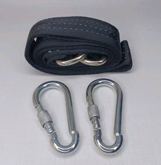 5 Foot Tree Swing Hanging Strap With 2 Carabiners