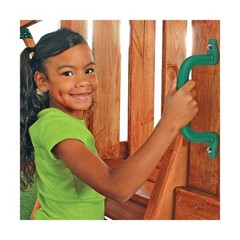 SELEWARE Green Playground Safety Grab Handles, Non-Slip Plastic Kid… Fast Ship