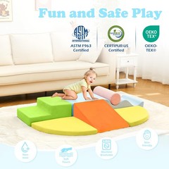 Climbing Toys for Toddlers, Toddler Climbing Toys Indoor, 7-Piece Soft Foam C…