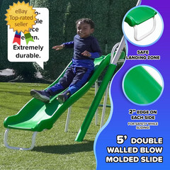 Park Ridge Metal Swing Set for Ages 3-8, 2 Swings, Standing Swing, Roman Glider,