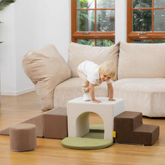 Kids Climbing Foam Blocks Playset – 7 Piece Toddler Climbing Toys, Indoor Gross