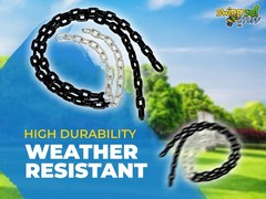 Swing Set Stuff Inc. 3.5 Ft. Coated Trapeze Chain (Black) accessories wood play