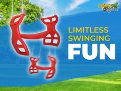 SWING SET STUFF INC. GLIDER WITH ROPE KIT RED toys boy girl outdoor fort 0305
