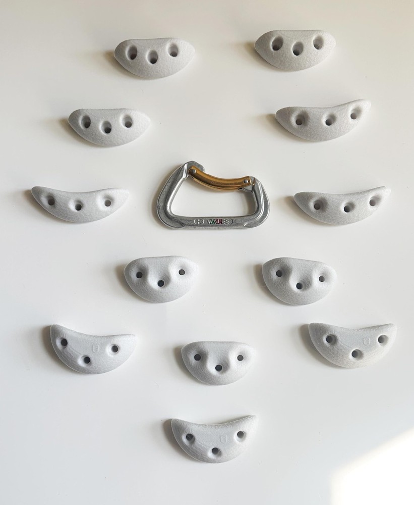 12 Crimps Screw On Rock Climibing Holds Home Climbing Wall Bouldering Gym Hol…