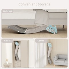 Indoor Kids Baby Couch Slide for Toddler 1-3, Sofa Slide Add-on Attachment fo…