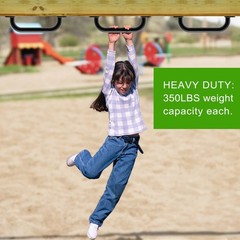 6 Pack 12-Inch Safety Handle, Metal Safety Playground Handles, Playset Hand G…