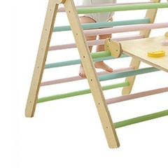 Indoor Jungle Gym 7-in-1 Toddler Indoor Playground Wooden Climbing Toys 18M+ USA