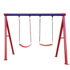 Swing Chains (2) Fully Plastic Coated with 4 Free Quick Links Anti-Rust Iron …