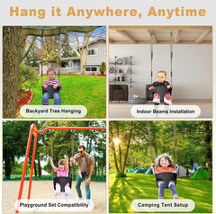 Heavy Duty High Back Full Bucket Toddler Swing Seat, Toddler Bucket Swing with L