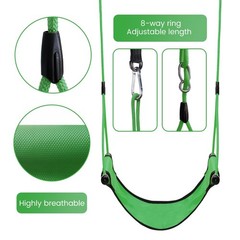 Children Outdoor Swing Seat, with Adjustable Ropes, Safety Playground Swing S…
