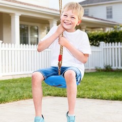 Hanging Disc Swing For Playground Garden, Outdoor Hanging Disc Swing