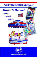 American Classic Carousel – Indoor Outdoor ride on for kids of all ages.