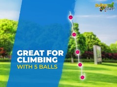 SWING SET STUFF BALL ROPE PINK park plastic playground accessories hang kid 0251