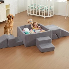Soft Foam Climbing Blocks Toddlers Indoor Play Set Ball Pit Kids