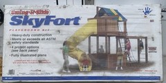 Swing And Slide Playground Kit Skyfort Ne4437 Rope / Pirate Ladder Etc Parts