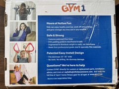 Indoor Doorway Gym for Kids & Adults – 4-Piece, Blue – Swing Set with Sensory…