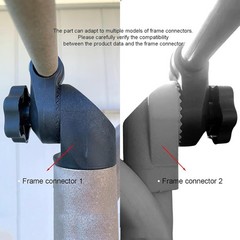 Black Plastic Swing Canopy Fittings with 30 Teeth Gear – Perfect for Outdoor Use