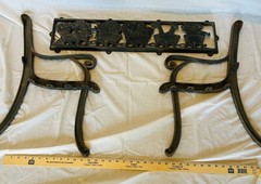 C.I. Children’s Garden Bench Legs and Zoo Train Back