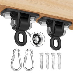 Swing Hangers with Bearing, Heavy Duty Porch Swing Hanging Kit for Outdoor Pl…