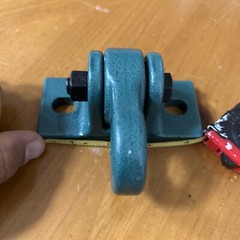 Wood Beam Swing Hanger Galvanized Ductile Iron Green Heavy Duty 5000lbs No Screw