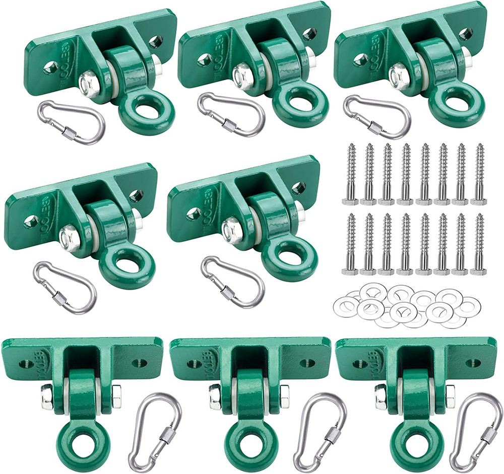 Durable Swing Hanger Set for Kids – Indoor/Outdoor with Mounting Hardware, 8 Pac